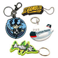 Llavero de PVC Personalizado con Logotipo, Diseño 2D/3D, Silicona, Goma, PVC Suave, Color y Forma Personalizados, Transferencia Térmica, Promocional