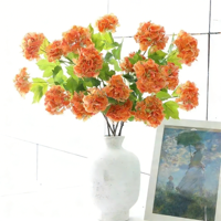 Vente en gros de fleurs d'hortensia artificielles en plastique imprimées en 3D, effet réaliste, pour centre de table, Noël, Nouvel An, remise de diplôme, Saint-Valentin