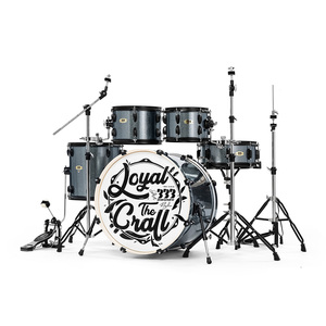 2025 ghi âm chuyên nghiệp/mô hình biểu diễn Mới 5 PC trống Jazz Bộ Lai dương/Vỏ PVC Thiết kế âm lượng thấp Trống Bass đầu trống PVC - Product Image 1