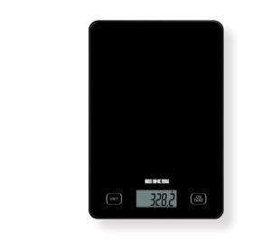 Balance de cuisine numérique professionnelle compacte avec écran LED en verre trempé, alimentée par piles, balance électronique pour aliments - Product Image 1