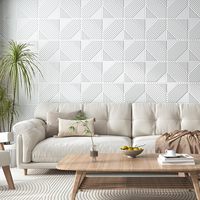 Panneau mural 3D en PVC imperméable au design méditerranéen pour chambre à coucher, mur de télévision, décoration de salon, salle de jeux