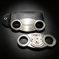 Couteau à cigares avec motif gravé, accessoire pour fumeurs, faible MOQ disponible