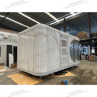 Villa modulaire préfabriquée au design moderne, maison portable pliable et détachable, structure en acier, maison conteneur, cabane mobile