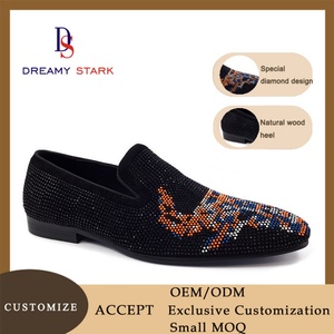 Chaussures de mariage personnalisées en cuir véritable et daim, faites à la main, confortables, durables, de haute qualité, motif peint à la main, collection automne - Product Image 5