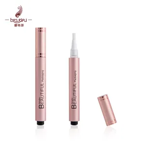 Nuovi arrivi metal lipgloss lip oil pen contenitore cosmetico involucro pressato click penna cosmetica per crema per gli occhi