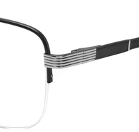 Montures de lunettes optiques en métal style pilote, semi-cerclées, à double pont, fabriquées sur mesure pour un usage quotidien, OEM/ODM