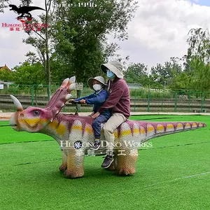 Realistic Amusement Park Dinosaur Car Battery Operated Dinosaur Ride