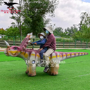 Parc d'attractions réaliste en plein air, voiture à <span class=keywords><strong>dinosaure</strong></span>, à piles - Product Image 2