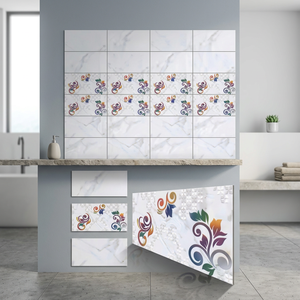 Carrelage mural intérieur en céramique numérique 30x60cm (300x600mm) finition brillante, motif Jupiter, meilleur prix, carrelage mural 12x24 - Product Image 6