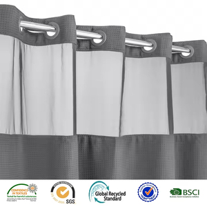 <span class=keywords><strong>Tenda</strong></span> da <span class=keywords><strong>Doccia</strong></span> Senza Ganci <span class=keywords><strong>con</strong></span> Rivestimento a Incastro, Qualità Alberghiera, Effetto Spa - Product Image 2
