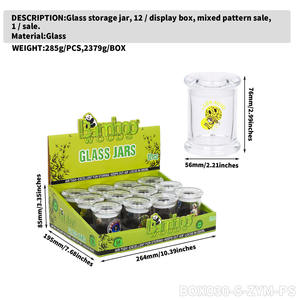 ขวดแก้ว 70 มล. ลายสั่งทำพิเศษ สำหรับใส่บุหรี่ มีหลายแบบให้เลือก พร้อมฝาปิดสนิท สำหรับเก็บอุปกรณ์สูบบุหรี่ - Product Image 3