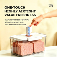 4.5L 6L Récipient Alimentaire Fruits Sous Vide Étanche Plastique Boîte Cuisine Cadran Temps Compatible Pompe Manuelle Électrique