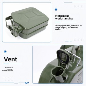 <span class=keywords><strong>Bidon</strong></span> de carburant métallique de style américain, le plus vendu, pour stockage de carburant - 5L/10L/<span class=keywords><strong>20L</strong></span>, <span class=keywords><strong>bidon</strong></span> de rechange <span class=keywords><strong>essence</strong></span>/diesel - Product Image 4