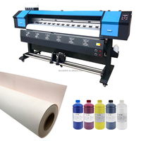 Venta al por mayor 1,8 m de ancho de gran formato dos cabezales de impresión xp600 dx5 impresora de tinte digital eco solvente plotter i1600 impresora eco solvente