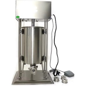 Machine à farcir les saucisses électrique 10-12-15L, poussoir à saucisses, machine de remplissage, machine à churros espagnols et fruits torsadés - Product Image 6