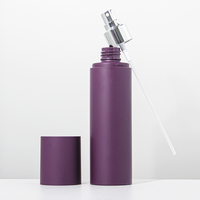 Bouteille de pulvérisation de brume bouteille en plastique cosmétique de couleur personnalisée 100ml 120ml 150ml 200ml bouteille de pulvérisateur de brouillard de maquillage de parfum avec boîte