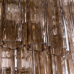 Lampada a sospensione in vetro <span class=keywords><strong>grigio</strong></span> fumo, - Product Image 3