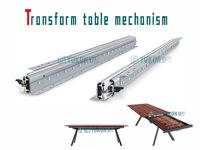 Table à manger extensible peu encombrante côté avant Quincaillerie de meuble transformable