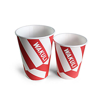 Gobelets à café en papier à paroi simple, impression de logo personnalisée, vente en gros en vrac pour usage quotidien au bureau, directement de l'usine