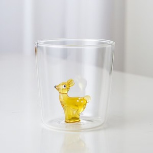 Gobelets d'eau potable faits à la main 3D plante animal dessin animé <span class=keywords><strong>verre</strong></span> borosilicate tasse à lait - Product Image 3