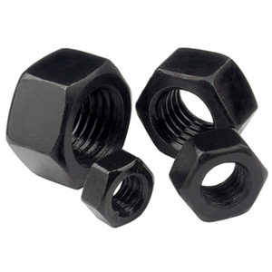 Tuerca Hexagonal Negra de Acero al Carbono de Alta Calidad y Resistencia Grado 4 / 5 / 6 / <span class=keywords><strong>8</strong></span> / 10 / 12 UNC UNF 3/16 1/2 5/32 DIN934 - Product Image 6