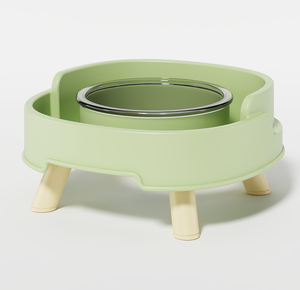 Novo estilo pé alto vazamento prova Pet Products Food Water Designer Cat Bowl Cat Alimentador Tigelas - Product Image 3