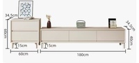 Meuble TV et Table Basse en Bois Moderne Réglable de Haute Qualité – Nouveauté