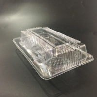 Boîte d'emballage de pain à gâteau transparente d'usine OEM boîte d'emballage à couvercle haut bops boîte d'emballage conteneur de boulangerie boîte en plastique à emporter