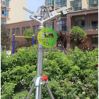 Système d'arrosage de jardin en métal à rotation automatique réglable Machine d'irrigation d'eau à impact Base de trépied noyau de roulement de moteur