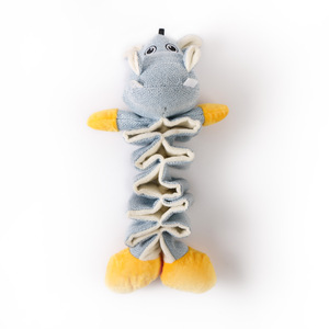 Wholesaler Interactive Crumpled Dog Chew Toys <b>Squeaky</b> Stuffed Animal for Training Teeth Cleaning Plush Toys for Relieving - Product Image 5