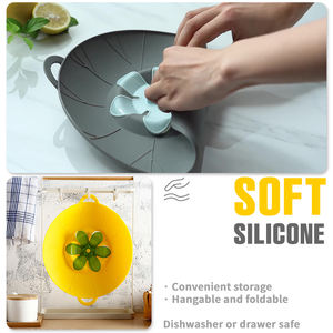 <span class=keywords><strong>Tapa</strong></span> de silicona para ollas, antidesbordamiento, antisalpicaduras, para cocinar, para evitar que se hierva el agua, para cocinas, venta al por mayor, OEM, ODM - Product Image 6