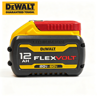 Paket Baterai Lithium Ion Isi Ulang 12.0Ah Pengganti untuk FLEXVOLT 20V/60V DCB612 DCB609 DCB606 - Tersedia
