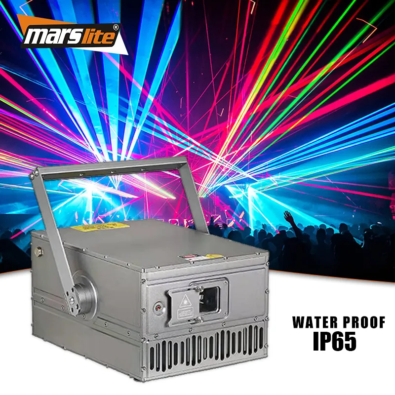 10W Sky Laser Light IP65 Outdoors Waterproof Stage Laser Show Equipment Pro Animation Projector Sky Laser Searchlight Light