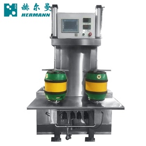 Equipo de barril de doble cabezal eléctrico <span class=keywords><strong>Hermann</strong></span> Suministro directo de fábrica para agua de bebida para vidrio PLC para aplicaciones de cerveza - Product Image 1