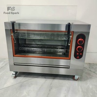 Grill à poulet commercial, rôtissoire à poulet, four à griller, rôtissoire électrique rotative, barbecue rotatif