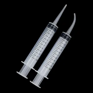 12ML Long Mouth Injection Syringe Ink Oil Cosmetics Packaging Multifunctional Manual Flusher Needle-Free Blow Molding Products