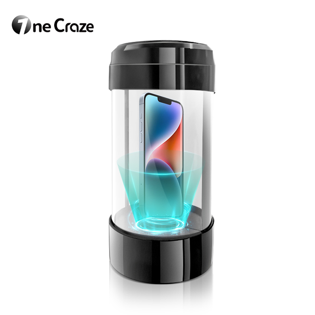 Factory Price Holographic Cylindrical Box 3D Effect Mini Christmas Gift Portable Holographic Display Cabinet 3D Video Hologram