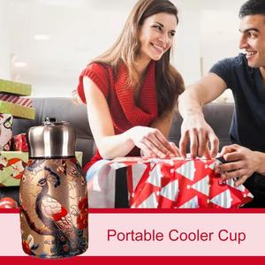 1x Portable 300ml Insulated Stainless Steel Travel Mug Keep <b>Drinks</b> Hot or Cold for Hours Perfect for Camping Travel Water <b>Bottle</b> - Product Image 3
