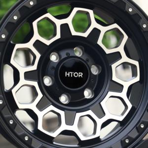 Jantes en aluminium forgé HTOR ORS447 17 18 20 pouces 6x139.7, finition noire usinée, compatibles avec 1500 Montero Sport Terra MU F150 - Product Image 5