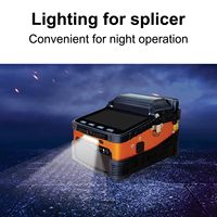 Épisseur de fusion de feu de signal épisseuse de fusion de fibre optique de AI-5A, machine d'épissage de fibre d'alignement de noyau avec batterie 5200mAh