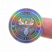 Autocollant holographique 3D de sécurité anti-contrefaçon de haute qualité avec impression de logo personnalisé