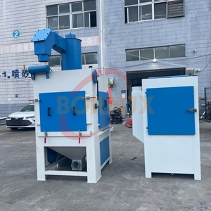 Machine de <span class=keywords><strong>sablage</strong></span> rotative automatique Bonr Machinery avec moteur PLC, pompe silencieuse, moteur de polissage, personnalisable, 8 pistolets de pulvérisation - Product Image 4