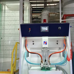 Fully automated powder coating line spraying pretreatment system in Europe