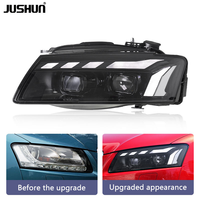 Kit de conversion de phares JUSHUN pour Audi A5 08-11 style RS5, feux de jour à LED avec clignotants lumineux