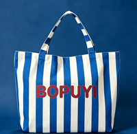 Sac fourre-tout en coton écologique de haute qualité, sac de plage en toile avec logo personnalisé, sac à main en toile réutilisable pour la promotion et le shopping