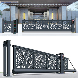 Puerta Corredera Cantilever Sin Riel PROUD Modelo XF2408 de Aleación de Aluminio de hasta 2.5m, No Requiere Riel Deslizante Sobre <span class=keywords><strong>la</strong></span> Entrada de Vehículos - Product Image 5