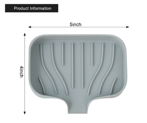 Top Seller Reusable Flexible Silicone <b>Soap</b> Rack Quick Drying Design Anti-Slip <b>Soap</b> <b>Holder</b> - Product Image 2