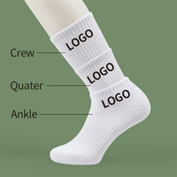 Chaussettes de sport personnalisées avec logo, en coton tricoté, calcetines élites pour hommes, marque privée, couleur noire pour le printemps