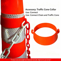 Cônes de signalisation routière en PVC réfléchissants prismatiques haute intensité, certifiés IP68, multicolores, 30-90 cm, pour le stationnement, vente en gros