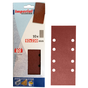 FEUILLE DE PONCEUSE ABRASIVE Grit 120 93X230 MM Lot de 10 pièces - Product Image 1